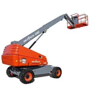 Skyjack SJ45T 2012 Trailer Boom Lift Rental Toronto | 45ft Towable GTA